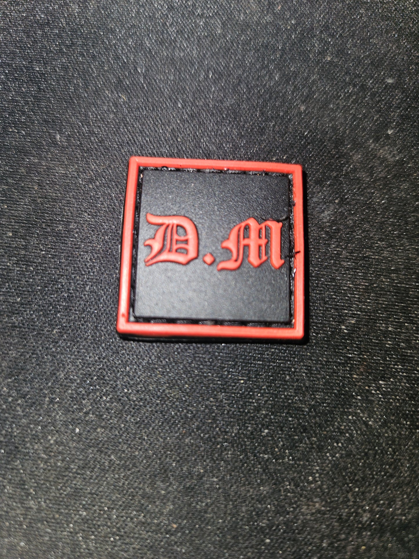 D.M velcro patch